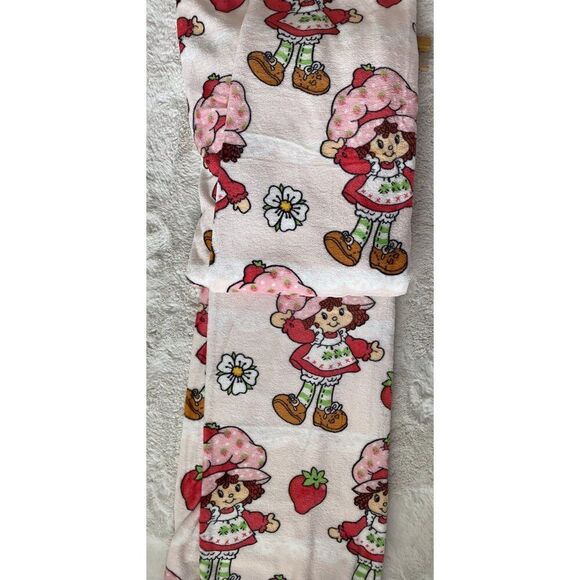 Strawberry Shortcake Classic 60 X 90” Soft Plush Blanket TWIN Size Poses Flowers - Picture 16 of 16